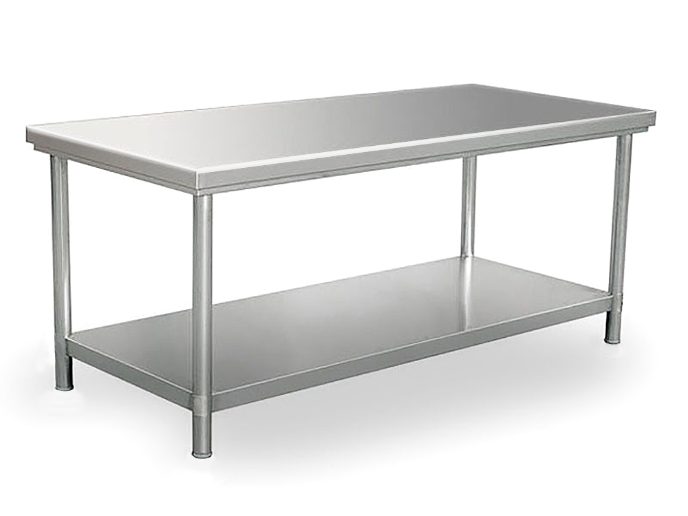 stainless steel bench 180cm x 80cm 01