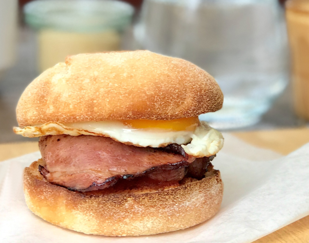 Ciabatta stick bacon egg web